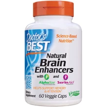 Doctor's Best Natural Brain Enhancers wtih AlphaSize and SerinAid, 60 Veggie Caps (DRB-00214): Форма выпуска Капсулы