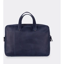 INCARNE Handmade Leather Laptop bag Bruno Blue for MacBook 15-16": Цвет Синий (Blue)