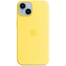 Чехол для iPhone Apple Silicone Case with MagSafe Canary Yellow (MQU73) for iPhone 14: Цвет желтый