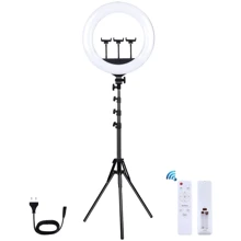 Кольцевая LED лампа Puluz PKT3102EU 18" со штативом (PKT3102EU): Производитель Puluz
