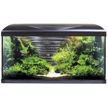 Аквариум Amtra System 80 Led Black 85 л с фильтром, помпой и нагревателем Фон камни 80x32x48 см (A2001033): Производитель Amtra