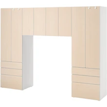 Шкаф ІКЕА SMÅSTAD / PLATSA 240х42х181 см (094.290.21): undefined undefined
