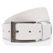 Чоловічий ремінь Borsa Leather білий (V1115FX14-white): Стать Мужской