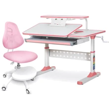 Комплект парта Ergokids TH-320 Pink + кресло ErgoKids Y-400 PN (арт. TH-320 W/PN + Y-400 PN): Возраст ребенка от 4-х лет