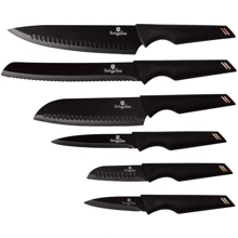 Набор кухонных ножей Berlinger Haus Black Rose Collection 6 предметов (BH 2593): Наименование Набор кухонных ножей 6 пр.