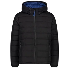 Куртка CMP Man Jacket Fix Hood Nero 31K2737-U901 50 чорна демісезонна з капюшоном: Вид куртки