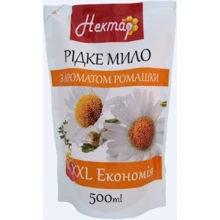 Нектар Жидкое мыло Ромашка дой-пак 500 ml: Назначение Смягчение, Питание, Очищение