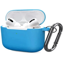 Чехол для наушников TPU Case with Belt Blue for Apple AirPods Pro: undefined undefined