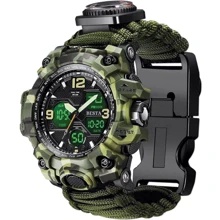 Наручные часы Besta Life Pro Khaki з компасом: Стиль Спортивный