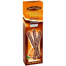 Цукерки Maitre Truffout Chocolate Leaves Orange, 75 г (DL12170): Вага, г 75