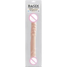Двойной фаллоимитатор BASIX 16, 38x3.8 см, телесный: Назначение Для двойного проникновения