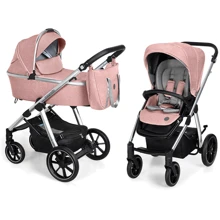Универсальная коляска 2 в 1 Baby Design Bueno (208 - Pink, без вышивки): Тип коляски Универсальная коляска (2-в-1)