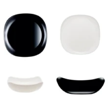 Столовий сервіз Сервіз Luminarc Yalta Bone / Black H4585 (19 пр.): Кількість персон 6
