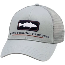 Бейсболка Simms Icon Trucker Redfish Granite серая (13024-034-00): Производитель Simms