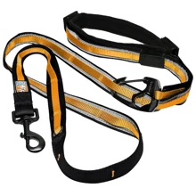 Повідець Kurgo Quantum 6-in-1 Dog Leash перестібка для собак Black/Orange (57859): Тип Поводок