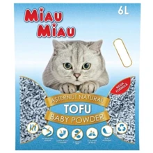 Наполнитель для кошачьего туалета соевый Miau Miau Тофу Детская пудра 6 л (5949060213461): Вид Соевый