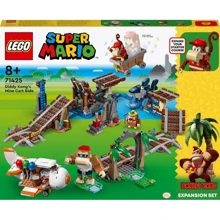 Конструктор LEGO Super Mario Поездка в вагонетке Дидди Конга. Дополнительный набор 1157 деталей (71425): Серия Super Mario