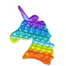 Игрушка-антистресс Pop-It Единорог Радуга 12х12 см: Производитель Noname
