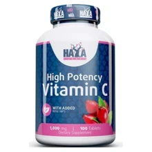 Haya Labs High Potency Vitamin C 1000 mg with rose hips Витамин С с шиповником 100 таблеток: Тип Витамин C