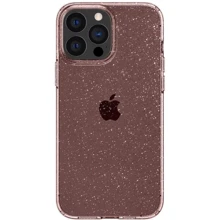 Чехол для iPhone Spigen Liquid Crystal Glitter Rose Quartz (ACS03256) for iPhone 13 Pro: Цвет розовый