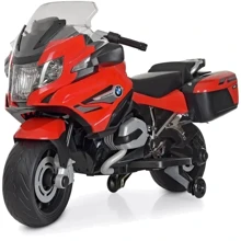 Детский электромотоцикл Bambi Racer BMW красный (M 4275E-3): Вид мотоцикл