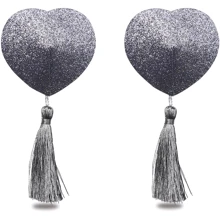 Украшения для сосков LoveToy Reusable Glitter Heart Tassel Nipple Pasties: Для кого Для женщин