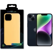 Чехол для iPhone Monblan Silicone Case MagSafe Sunglow for iPhone 14: Цвет желтый