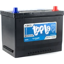 Автомобільний акумулятор Topla Top Energy Japan 6СТ-75 АзE (118875): Ємність, Ач 75