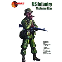 Набор фигурок Mars Figures Американская пехота (война во Вьетнаме) (MS32006): Производитель Mars Figures