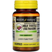 Mason Natural Milk Thistle Silymarin Розторопша плямиста силімарин 60 капсул: Форма випуску Капсулы