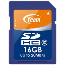 Карта пам'яті Team 16GB SDHC Class 10 (TSDHC16GCL1001): Тип карти SDHC