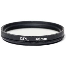 Светофильтр PowerPlant CPL 43 мм: Тип фильтра поляризующий
