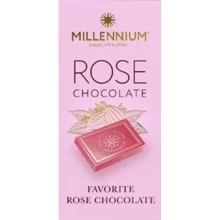 Шоколад Millennium Rose рожевий 100 г (4820075508883): Вага, г 100