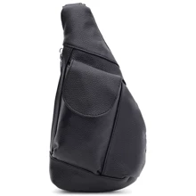 Чоловіча сумка-слінг Keizer чорна (k1712bl-black): Стать Мужской