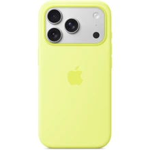 Чехол для iPhone Apple iPhone 17 Pro Silicone Case with MagSafe - Neon Yellow (MGFF4): Цвет желтый