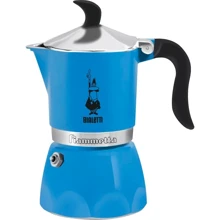 Гейзерная кофеварка Bialetti Fiametta Blue (0004632): Цвет синий