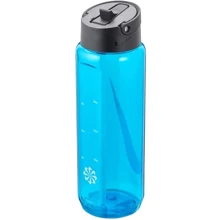 Фляга Пляшка NIKE TR RENEW RECHARGE STRAW BOTTLE 24 OZ Блакитно-чорна УНІ 709 мл (N.100.7642.445.24): Виробник Nike