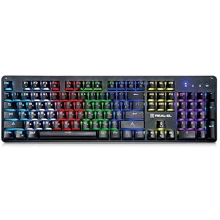 Клавіатура REAL-EL M47 RGB Black: Підключення дротове