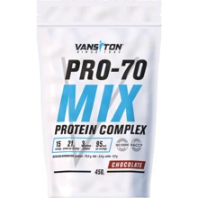 Протеин Vansiton Pro-70 Mix 450 g /15 servings/ Chocolate: Вид Сывороточные
