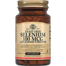 Solgar Selenium, Yeast-Free, Солгар Селен, бездріжджовий 100 mcg, 100 таблеток: Тип Селен