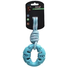 Іграшка AnimAll GrizZzly 9758 кільце з канатом для собак 33х10х4 см PS8026 блакитне (141309): undefined undefined