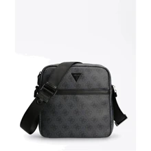 Мужская сумка через плечо Guess Еzzola Smart Tp Zp Xbody Flat черная (HMEVZZP2158-BLA): Пол Мужской