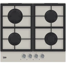Варочная поверхность газовая Beko HILG 64225 SBG: Расположение панели спереди
