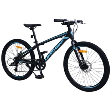 Велосипед подростковый 2-х колёсный 24" A212410 (RL7T) LIKE2BIKE Raft, чёрный матовый: Диаметр колес, дюймов 24