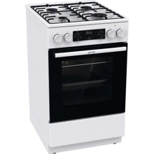 Плита комбінована Gorenje GK5C40WH: Тип варильної поверхні газова
