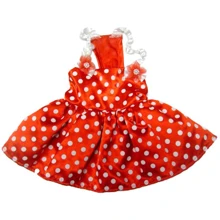 Платье для собак Monkey Daze Polka dot dress red размер XS красное (37488): Тип Платья