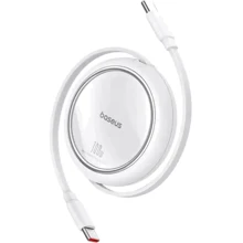 Кабель Baseus Cable USB-C to USB-C Free2Draw Mini Retractable Charging 100W 1m White (P10364500211-00): Тип USB-C - USB-C