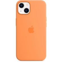 Чохол для iPhone Apple Silicone Case with MagSafe Marigold (MM243) for iPhone 13: Колір помаранчевий
