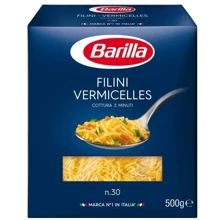 Макарони Barilla №30 Filini Vermicelles 500 г (WT2525): Вага нетто 500 г