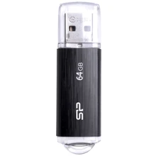 USB-флешка Silicon Power 64GB Ultima U02 USB 2.0 Black (SP064GBUF2U02V1K): Стандарт USB USB 2.0
